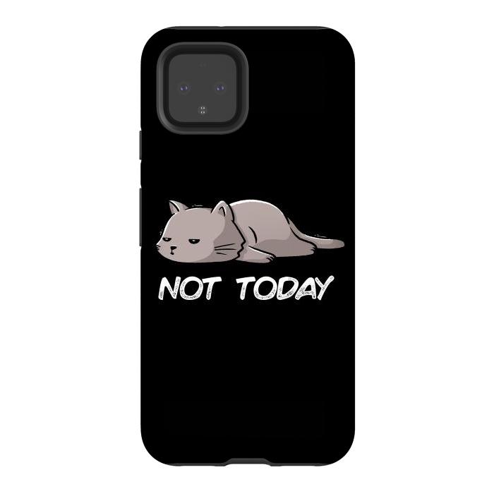 Pixel 4 StrongFit Not Today Cat by eduely