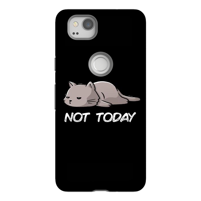 Pixel 2 StrongFit Not Today Cat by eduely