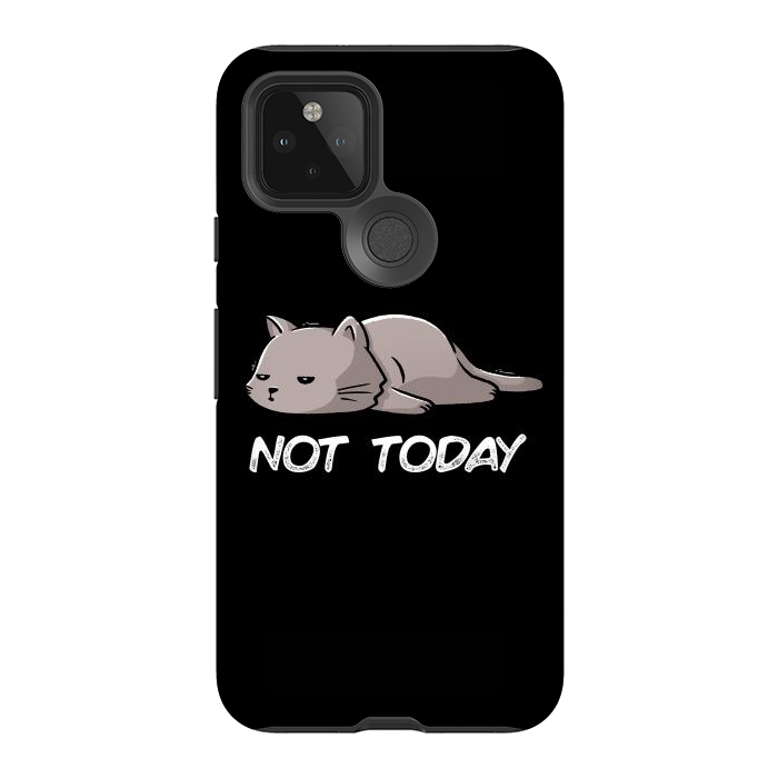 Pixel 5 StrongFit Not Today Cat by eduely
