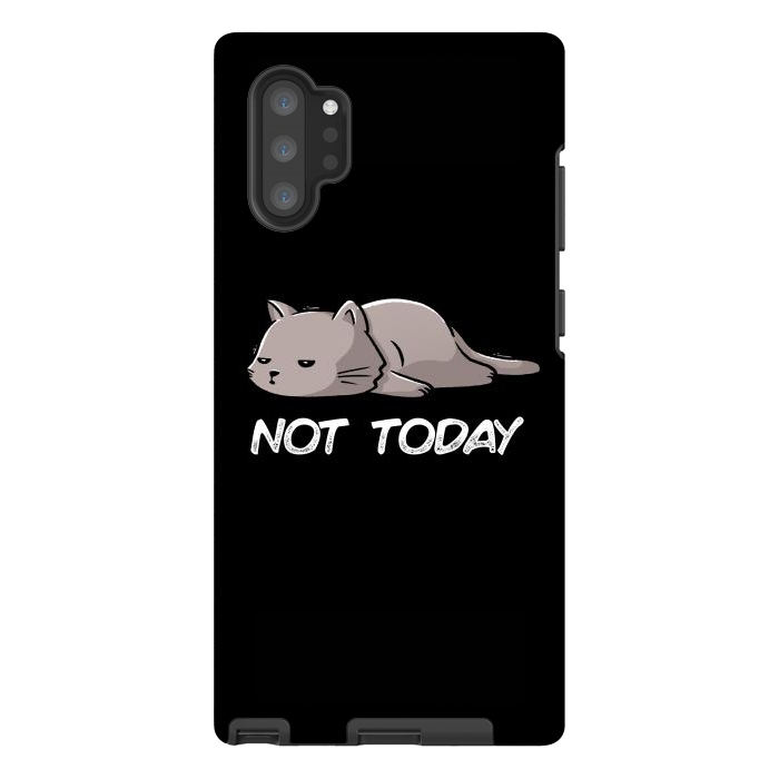 Galaxy Note 10 plus StrongFit Not Today Cat by eduely
