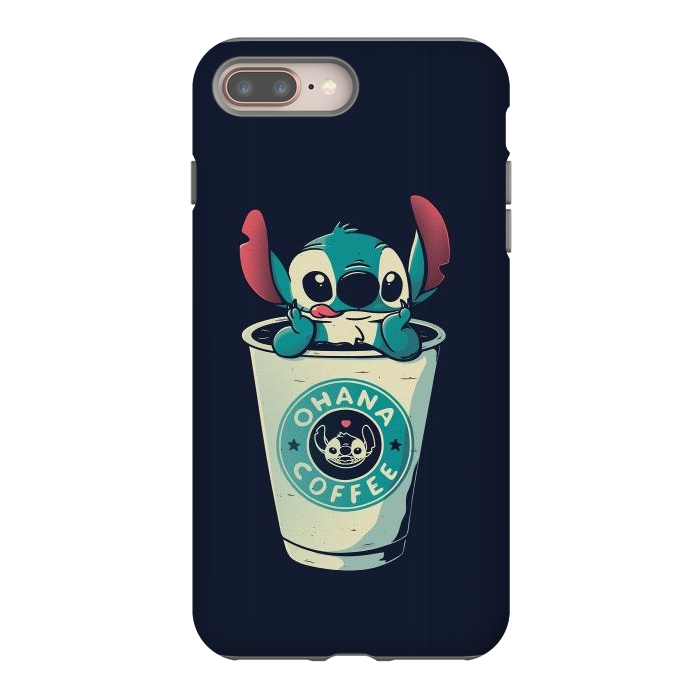 iPhone 8 plus StrongFit Ohana Coffee by eduely