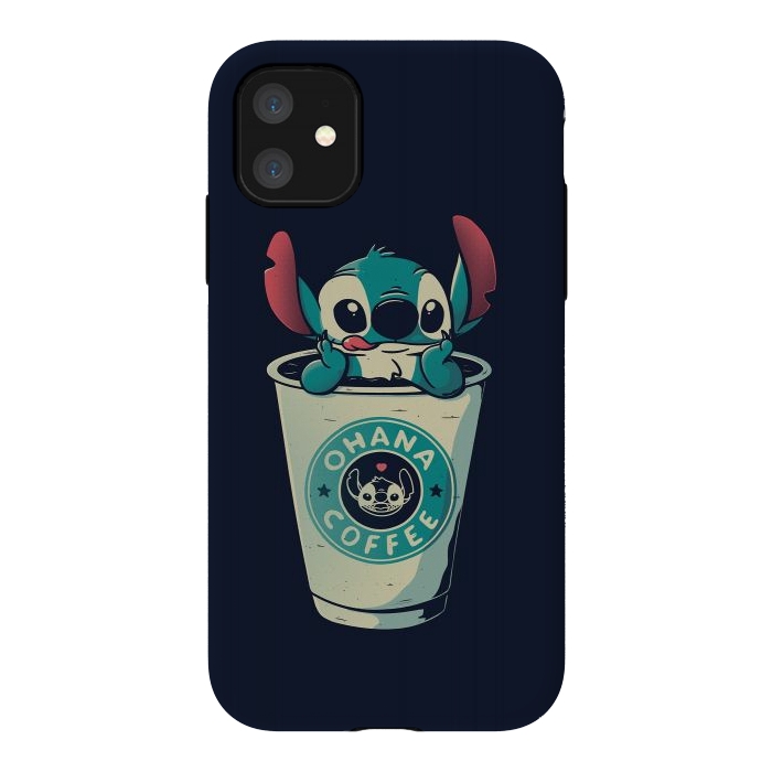 iPhone 11 StrongFit Ohana Coffee by eduely