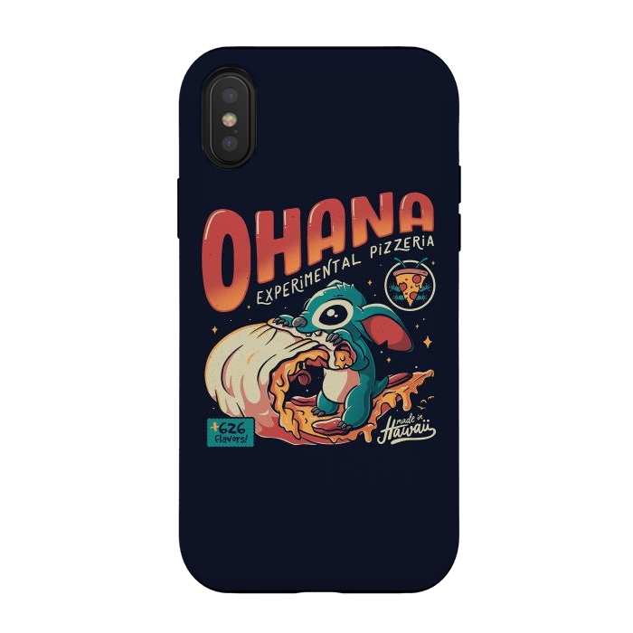 iPhone Xs / X StrongFit Ohana Pizzeria by eduely