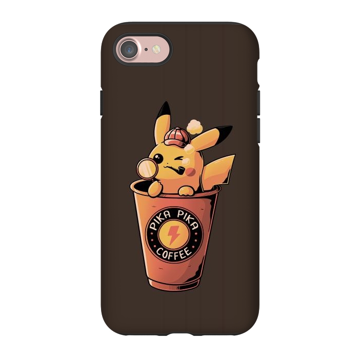 iPhone 7 StrongFit Pika Pika Coffee by eduely