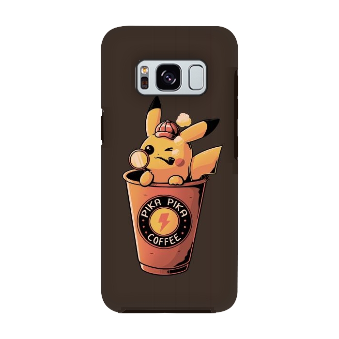Galaxy S8 StrongFit Pika Pika Coffee by eduely