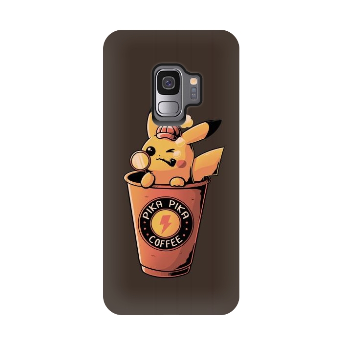 Galaxy S9 StrongFit Pika Pika Coffee by eduely