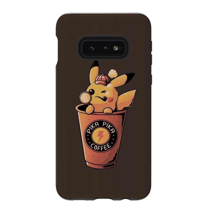 Galaxy S10e StrongFit Pika Pika Coffee by eduely