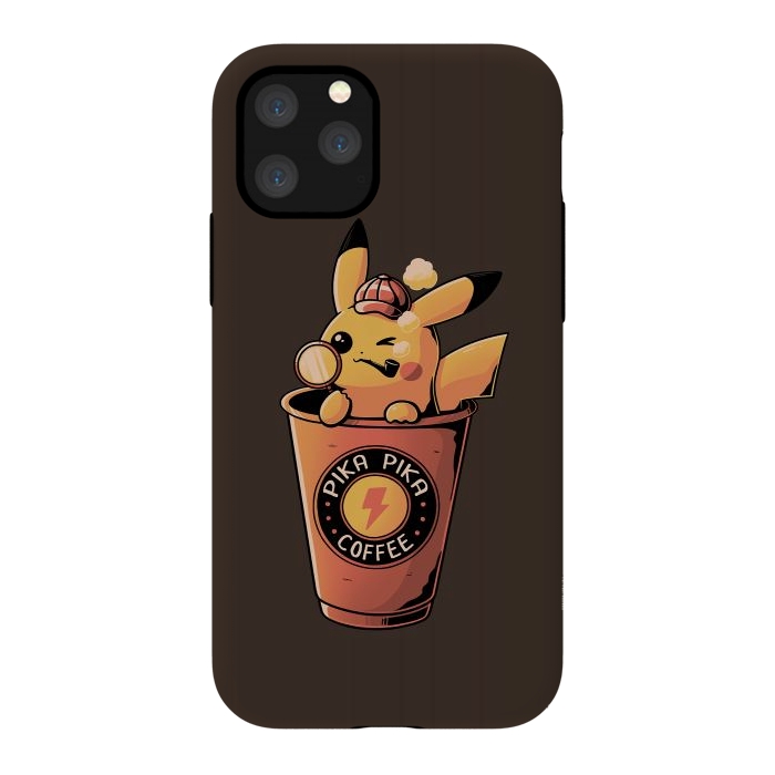 iPhone 11 Pro StrongFit Pika Pika Coffee by eduely