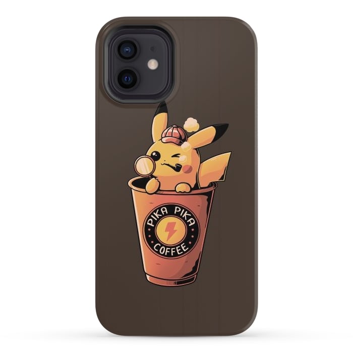 iPhone 12 StrongFit Pika Pika Coffee by eduely