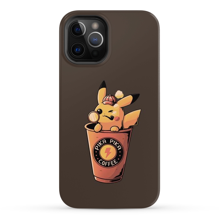 iPhone 12 Pro Max StrongFit Pika Pika Coffee by eduely