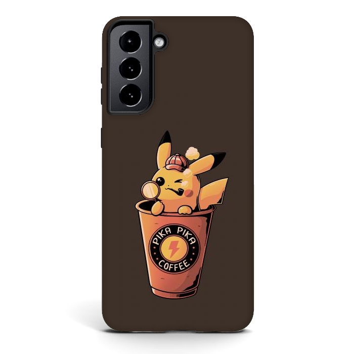 Galaxy S21 plus StrongFit Pika Pika Coffee by eduely