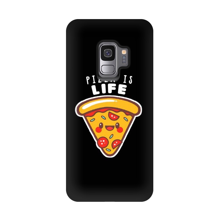 Galaxy S9 StrongFit Pizza is Life by eduely