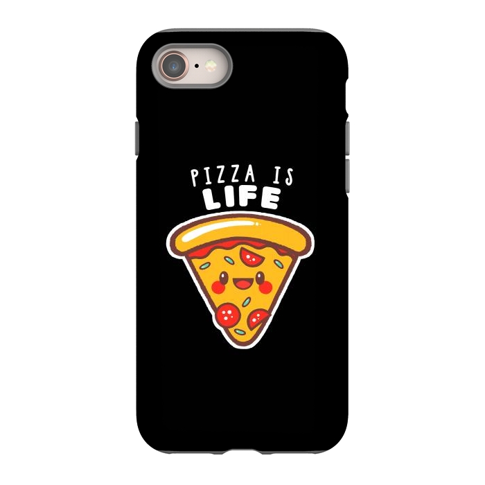 iPhone 8 StrongFit Pizza is Life by eduely