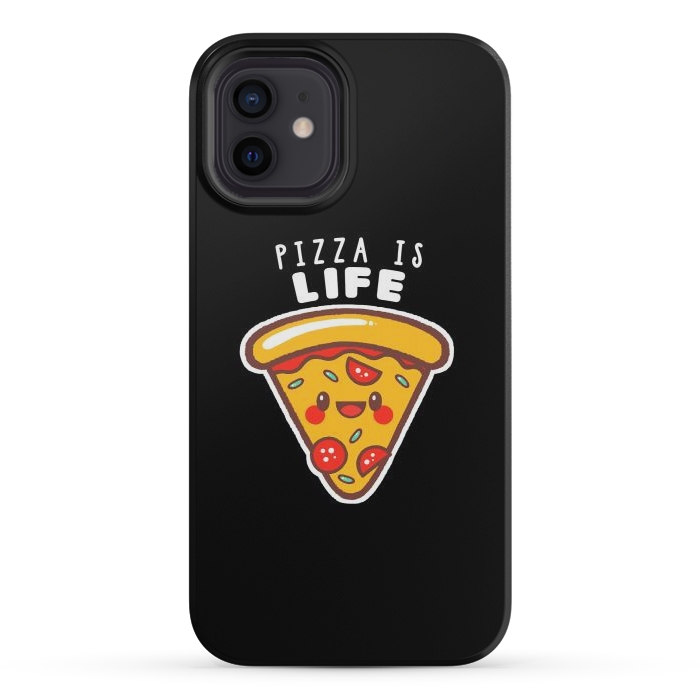 iPhone 12 mini StrongFit Pizza is Life by eduely