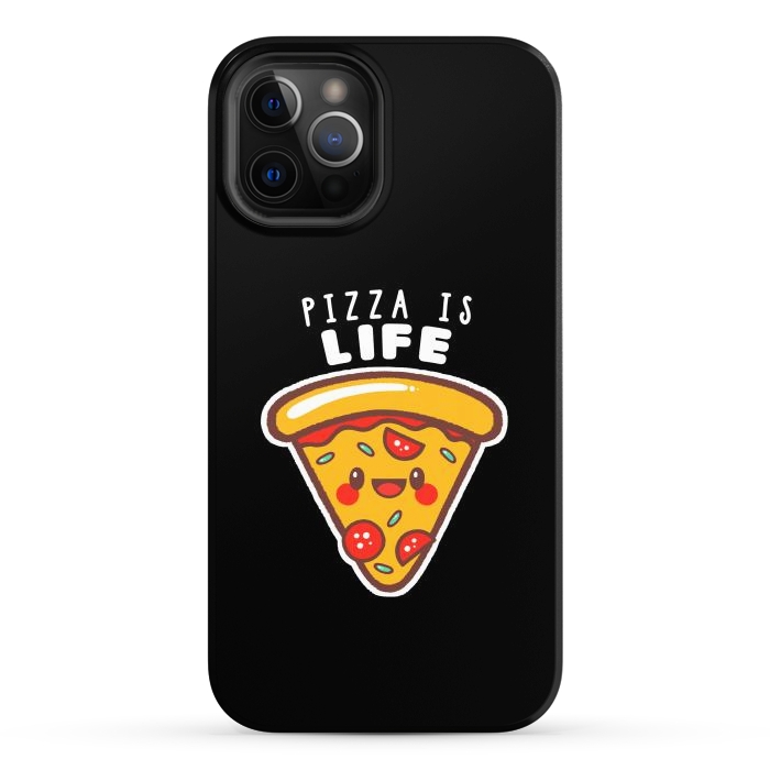 iPhone 12 Pro Max StrongFit Pizza is Life by eduely