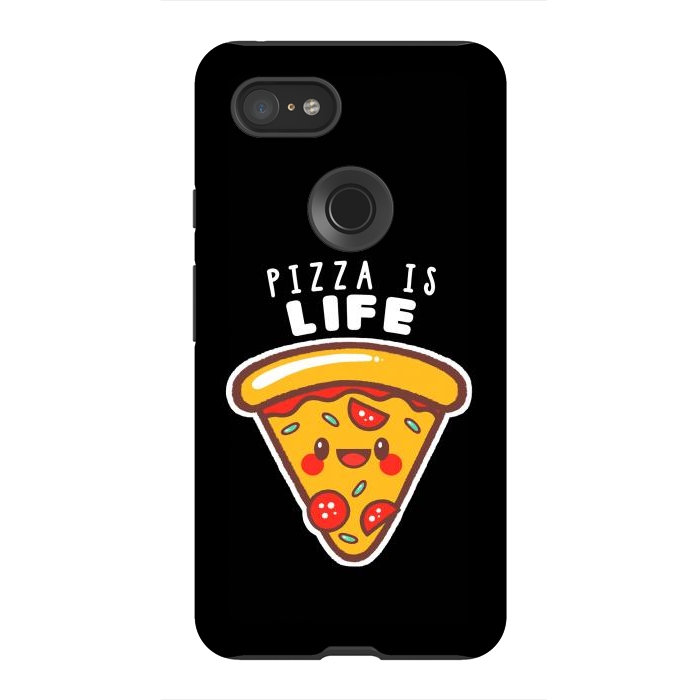 Pixel 3XL StrongFit Pizza is Life by eduely