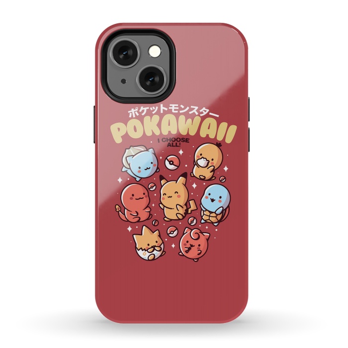 iPhone 13 mini StrongFit Pokawaii by eduely