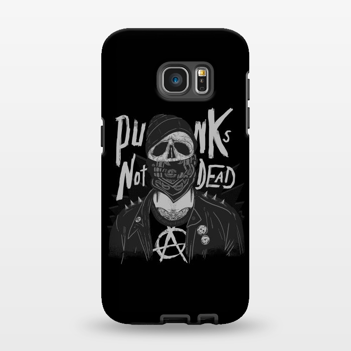 Galaxy S7 EDGE StrongFit Punk Skull by eduely