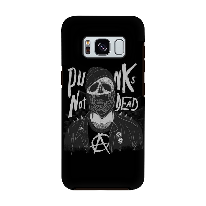 Galaxy S8 StrongFit Punk Skull by eduely