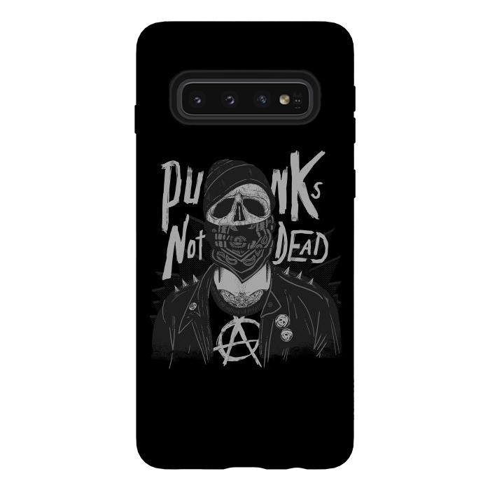 Galaxy S10 StrongFit Punk Skull by eduely