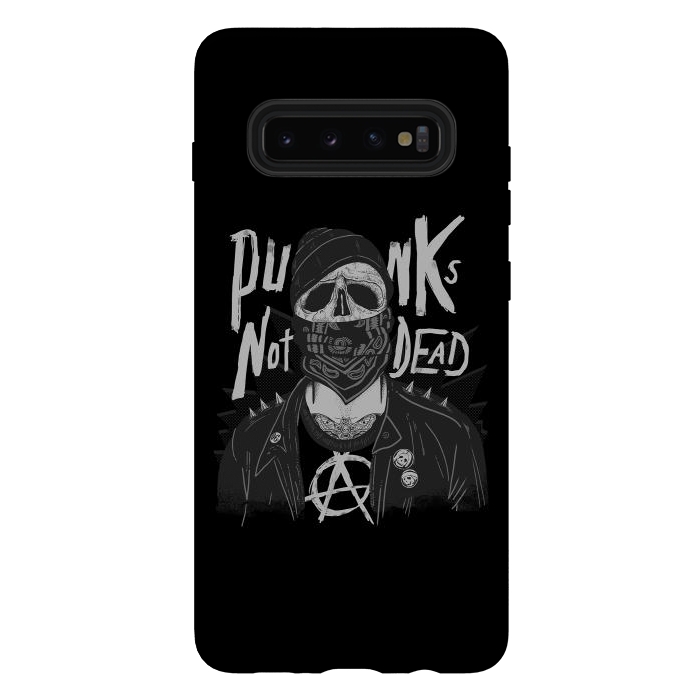 Galaxy S10 plus StrongFit Punk Skull by eduely