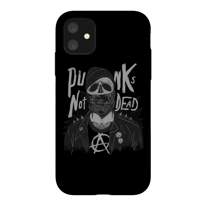 iPhone 11 StrongFit Punk Skull by eduely
