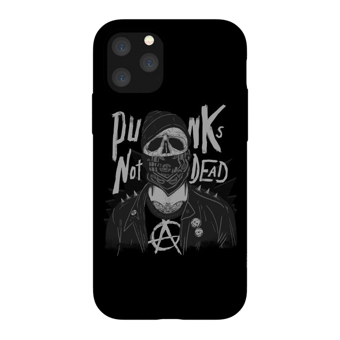 iPhone 11 Pro StrongFit Punk Skull by eduely