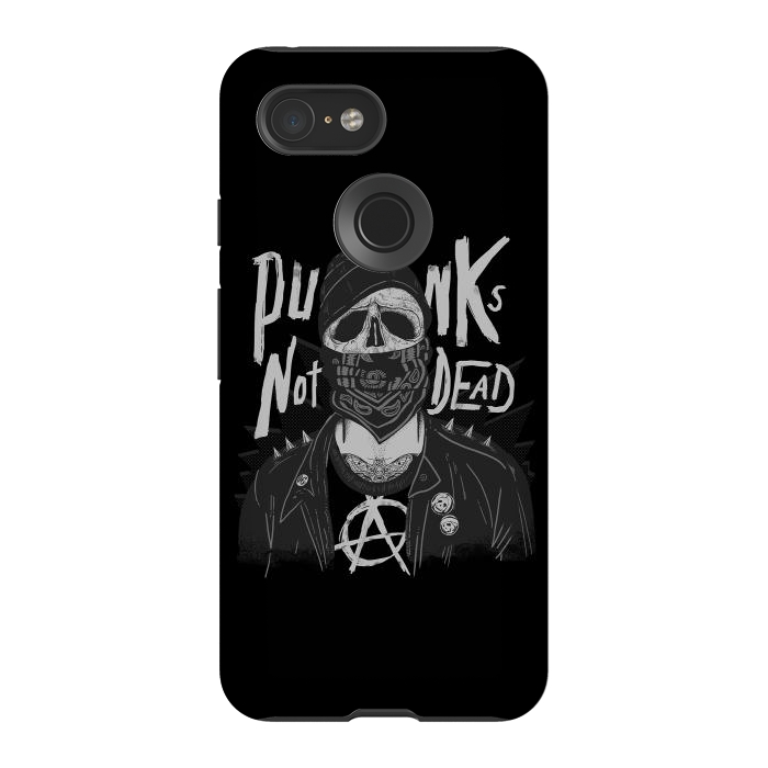 Pixel 3 StrongFit Punk Skull by eduely