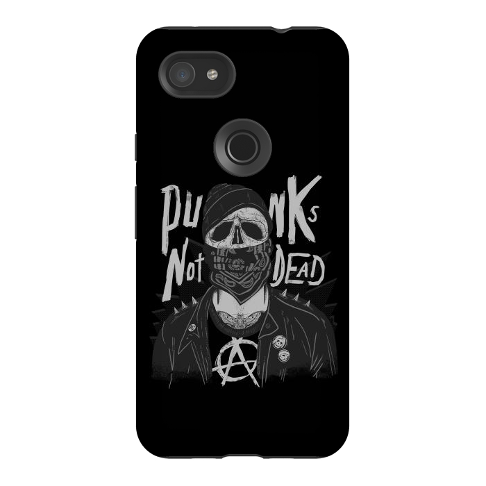 Pixel 3AXL StrongFit Punk Skull by eduely