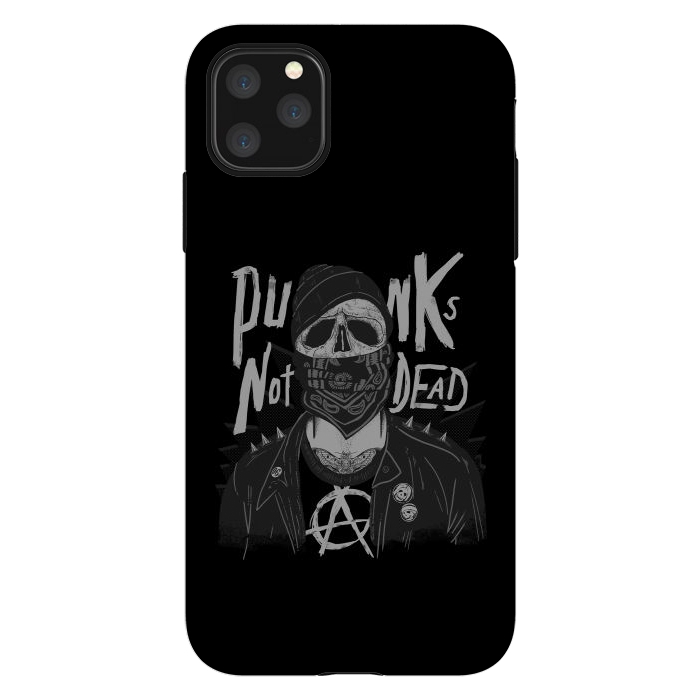iPhone 11 Pro Max StrongFit Punk Skull by eduely