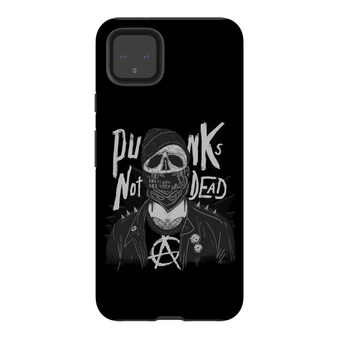 Pixel 4XL StrongFit Punk Skull by eduely