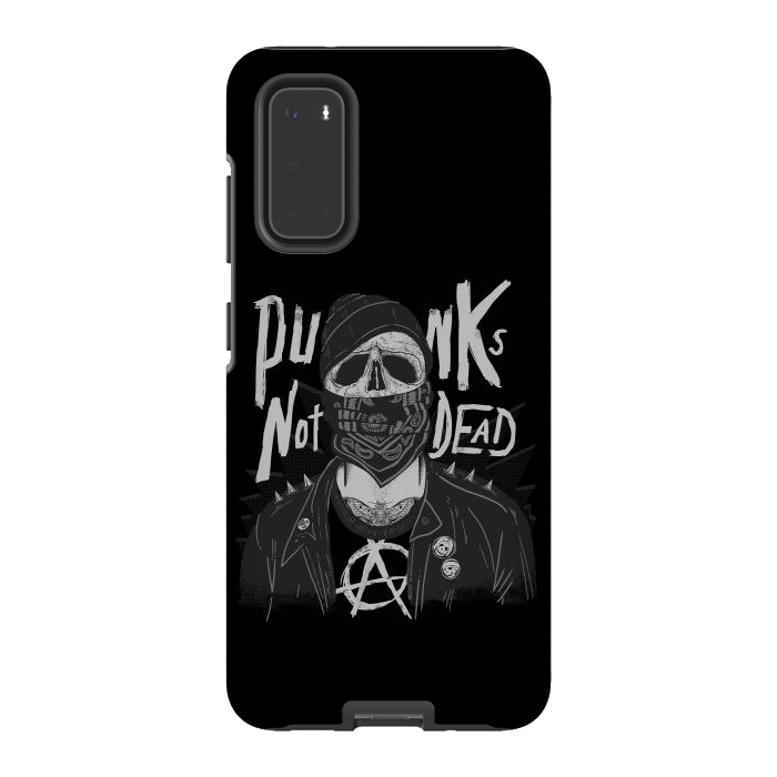 Galaxy S20 StrongFit Punk Skull by eduely