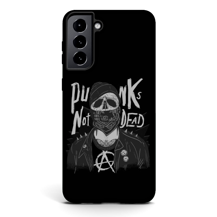 Galaxy S21 StrongFit Punk Skull by eduely