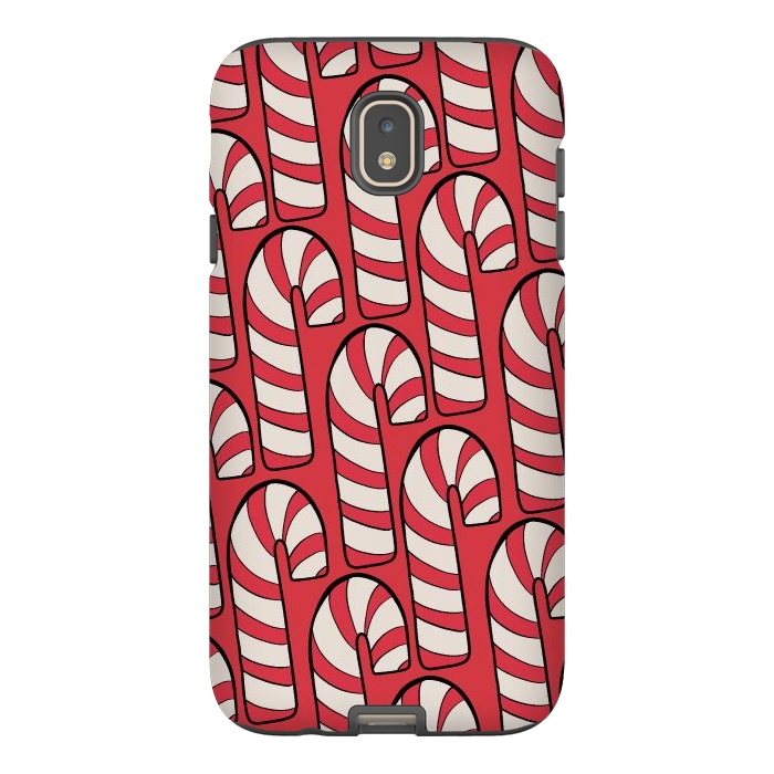 Galaxy J7 StrongFit The red candy canes by Steve Wade (Swade)
