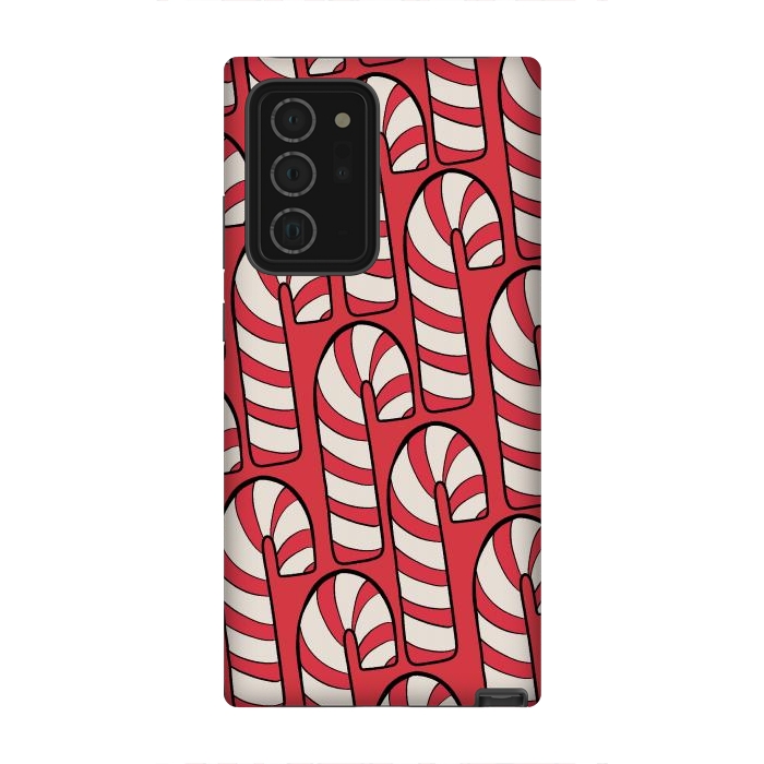 Galaxy Note 20 Ultra StrongFit The red candy canes by Steve Wade (Swade)