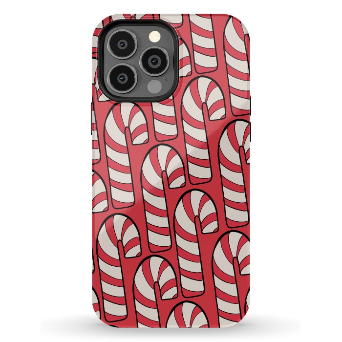 iPhone 13 Pro Max StrongFit The red candy canes by Steve Wade (Swade)