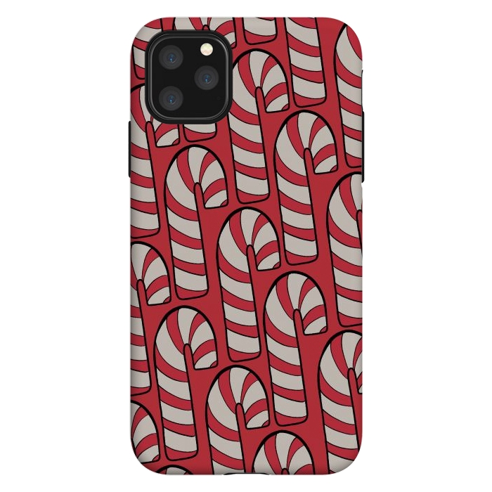 iPhone 11 Pro Max StrongFit The red candy canes by Steve Wade (Swade)