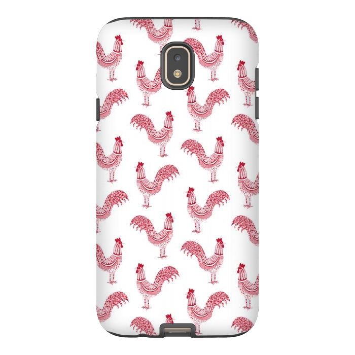 Galaxy J7 StrongFit Magnificent Roosters by Nic Squirrell
