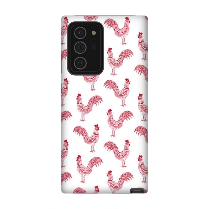 Galaxy Note 20 Ultra StrongFit Magnificent Roosters by Nic Squirrell