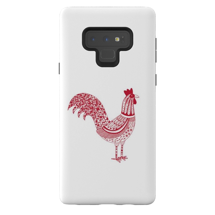 Galaxy Note 9 StrongFit The Most Magnificent Rooster in the Chicken Coop by Nic Squirrell