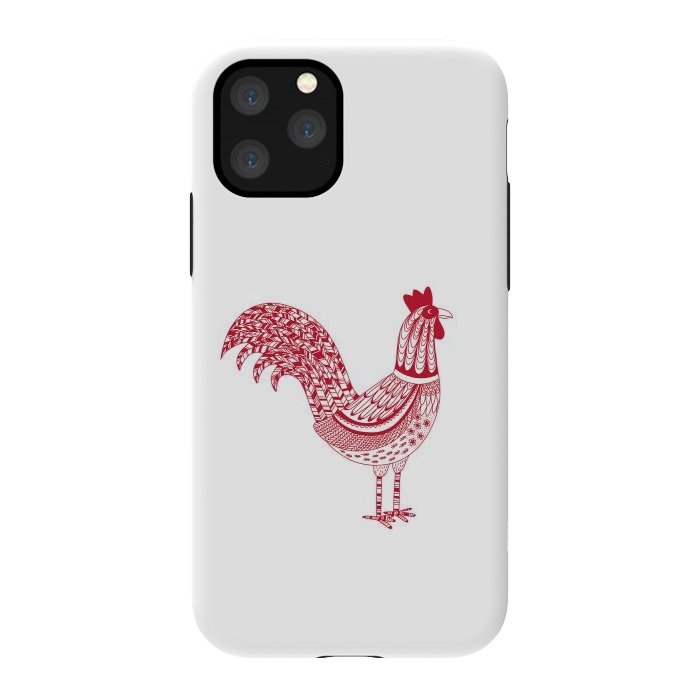 iPhone 11 Pro StrongFit The Most Magnificent Rooster in the Chicken Coop by Nic Squirrell