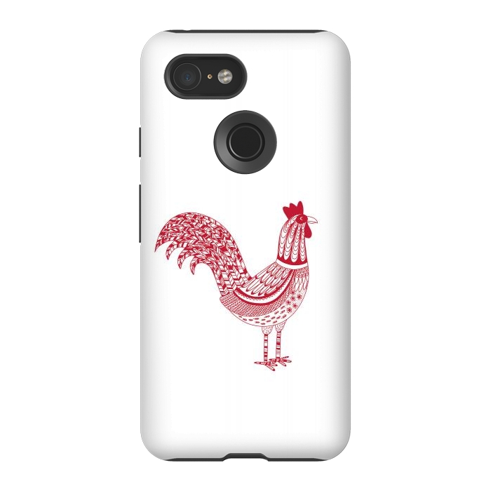 Pixel 3 StrongFit The Most Magnificent Rooster in the Chicken Coop by Nic Squirrell