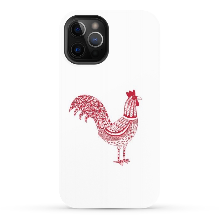 iPhone 12 Pro StrongFit The Most Magnificent Rooster in the Chicken Coop by Nic Squirrell