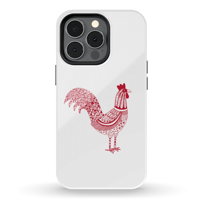 iPhone 13 pro StrongFit The Most Magnificent Rooster in the Chicken Coop by Nic Squirrell