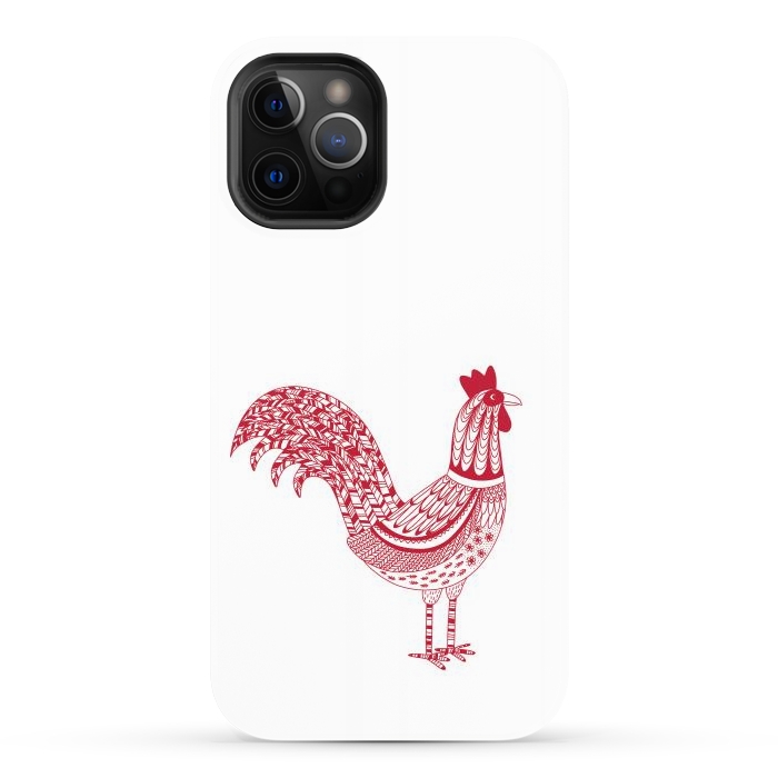 iPhone 12 Pro Max StrongFit The Most Magnificent Rooster in the Chicken Coop by Nic Squirrell