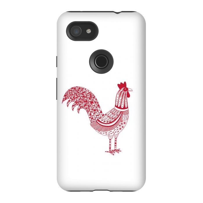 Pixel 3AXL StrongFit The Most Magnificent Rooster in the Chicken Coop by Nic Squirrell