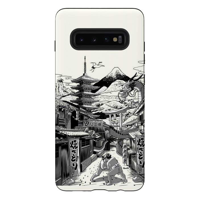 Galaxy S10 plus StrongFit Alley in Japan with Dragon by Alberto