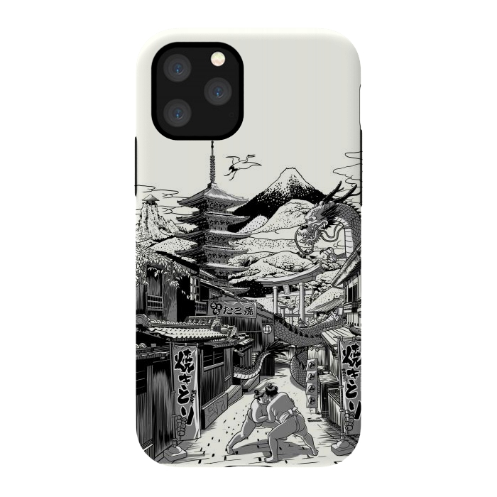 iPhone 11 Pro StrongFit Alley in Japan with Dragon by Alberto