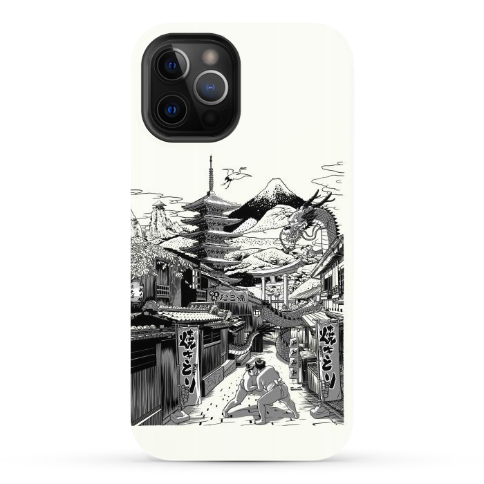 iPhone 12 Pro Max StrongFit Alley in Japan with Dragon by Alberto