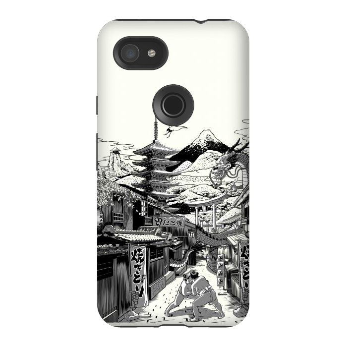 Pixel 3AXL StrongFit Alley in Japan with Dragon by Alberto